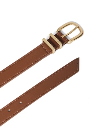 Polo Club Leren riem lichtbruin