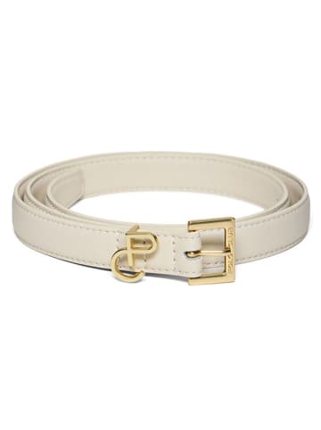 Polo Club Leder-Gürtel in Creme