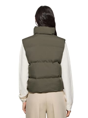 Polo Club Doorgestikte bodywarmer kaki