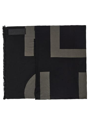Polo Club Schal in Schwarz/ Grau