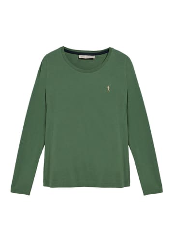 Polo Club Longsleeve in Grün