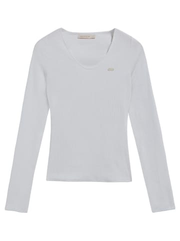 Polo Club Longsleeve in Weiß