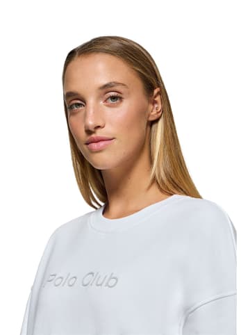 Polo Club Bluza w kolorze białym