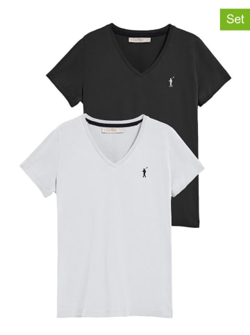 Polo Club 2-delige set: shirts zwart/wit