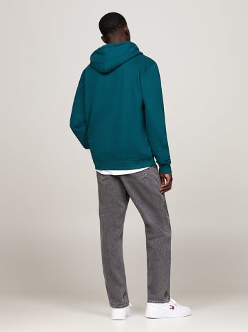 TOMMY JEANS Hoodie in Petrol