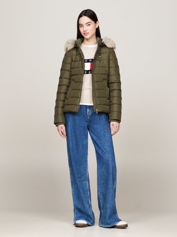 TOMMY JEANS Winterjacke in Khaki