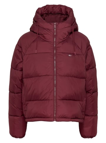 TOMMY JEANS Winterjacke in Bordeaux