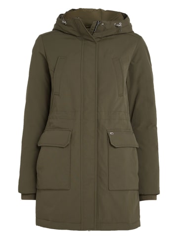 TOMMY JEANS Übergansmantel in Khaki
