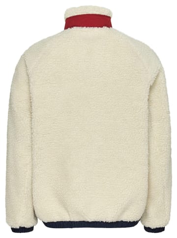 TOMMY JEANS Fleecejacke in Creme