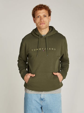 TOMMY JEANS Hoodie kaki