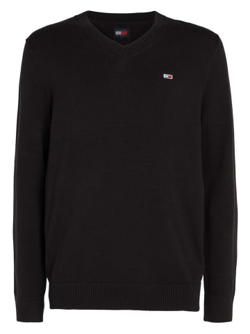 TOMMY JEANS Pullover in Schwarz