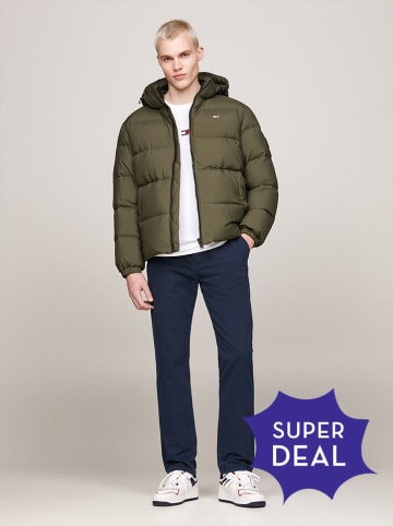 TOMMY JEANS Winterjacke in Khaki
