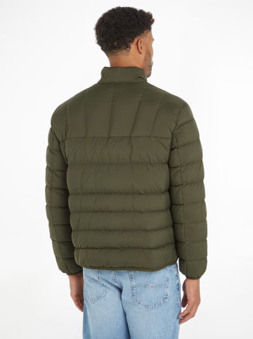 TOMMY JEANS Doorgestikte jas kaki