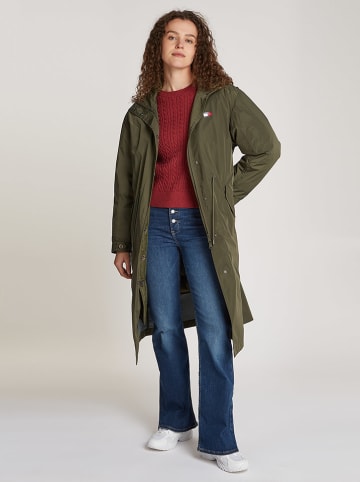 TOMMY JEANS Übergangsmantel in Khaki