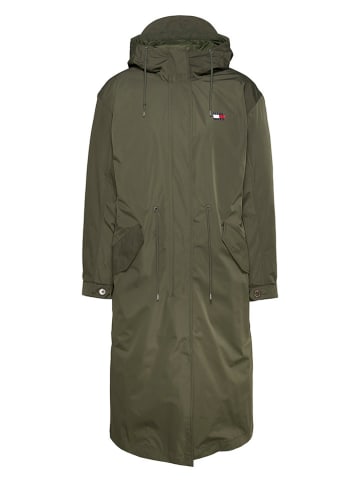 TOMMY JEANS Übergangsmantel in Khaki