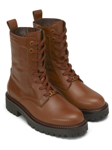 Marc O'Polo Shoes Leder-Boots in Hellbraun