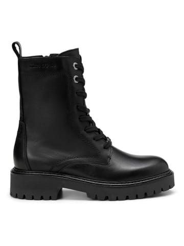 Marc O'Polo Shoes Skórzane botki w kolorze czarnym