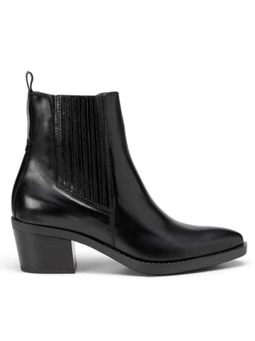 Marc O'Polo Shoes Skórzane botki w kolorze czarnym