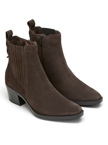 Marc O'Polo Shoes Leder-Stiefeletten in Braun