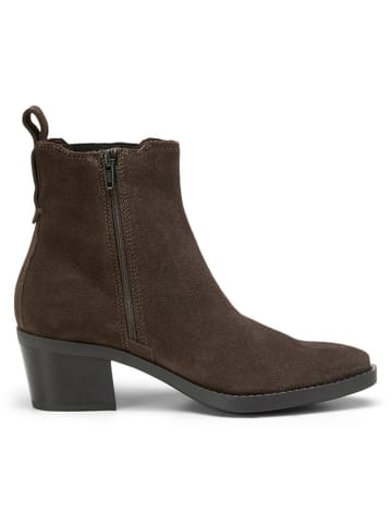 Marc O'Polo Shoes Skórzane botki w kolorze brązowym