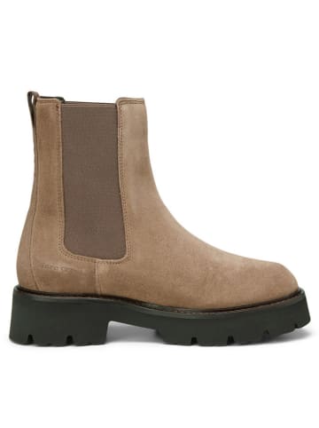 Marc O'Polo Shoes Skórzane sztyblety w kolorze beżowym