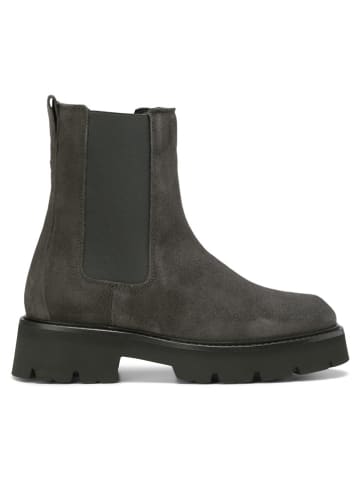 Marc O'Polo Shoes Skórzane sztyblety w kolorze czarnym