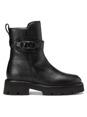 Marc O'Polo Shoes Skórzane botki w kolorze czarnym