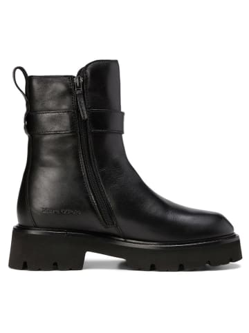 Marc O'Polo Shoes Skórzane botki w kolorze czarnym