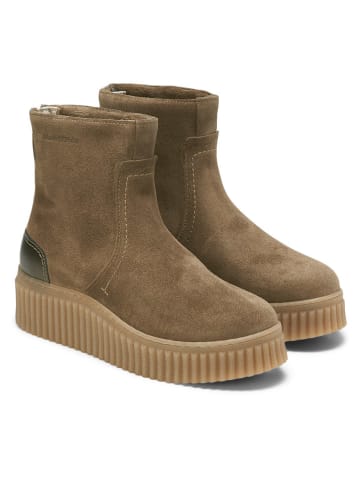 Marc O'Polo Shoes Leren boots lichtbruin