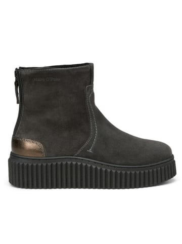 Marc O'Polo Shoes Skórzane botki w kolorze antracytowym