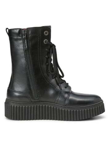 Marc O'Polo Shoes Skórzane botki w kolorze czarnym