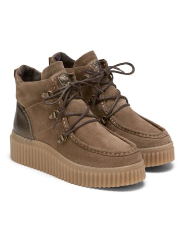 Marc O'Polo Shoes Leder-Boots in Hellbraun