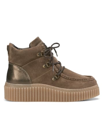 Marc O'Polo Shoes Leder-Boots in Hellbraun