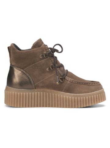 Marc O'Polo Shoes Leder-Boots in Hellbraun