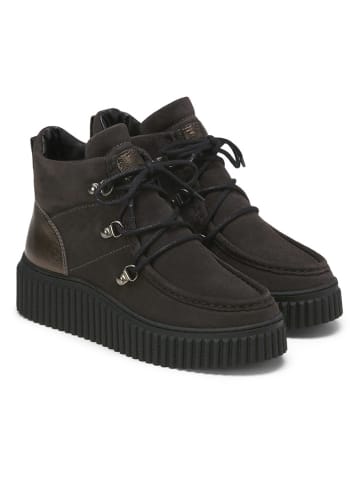 Marc O'Polo Shoes Leder-Boots in Anthrazit