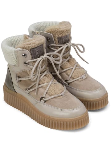 Marc O'Polo Shoes Leder-Winterboots in Beige
