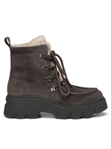 Marc O'Polo Shoes Leder-Winterboots in Anthrazit