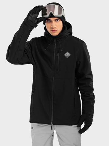 Siroko Softshell-Ski-/ Snowboardjacke "W2" in Schwarz