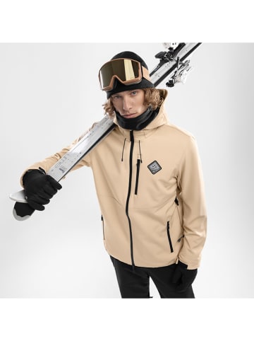 Siroko Softshell-Ski-/ Snowboardjacke "W2" in Beige