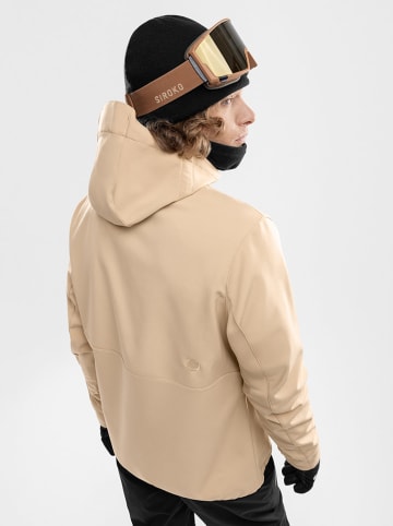 Siroko Softshell-ski-/snowboardjas "W2" beige