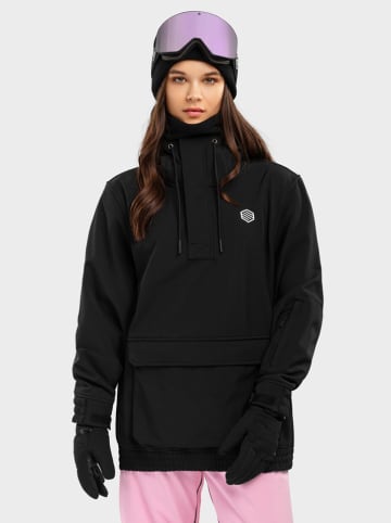 Siroko Softshell-Ski-/ Snowboardjacke "W3-W" in Schwarz