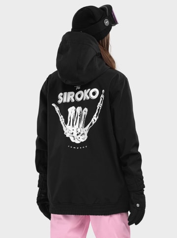 Siroko Softshell-ski-/snowboardjas "W3-W" zwart