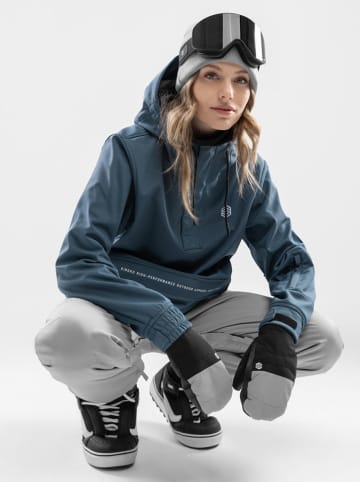 Siroko Softshell-ski-/snowboardjas "W3-W" blauw