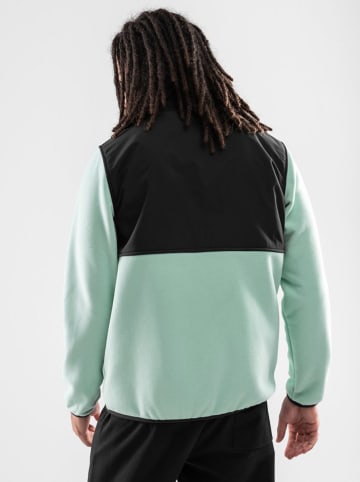 Siroko Fleece vest "Stoos" zwart/turquoise