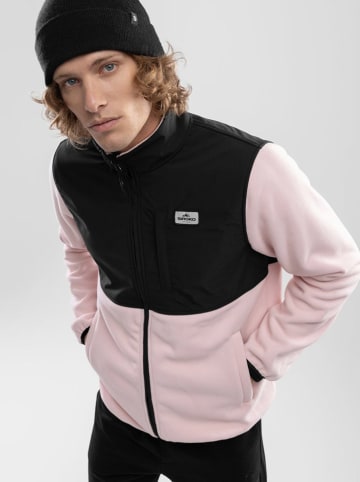Siroko Fleecejacke "Evolene" in Schwarz/ Rosa