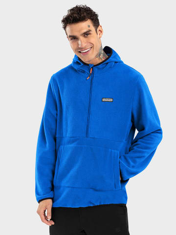 Siroko Fleecehoodie "Montreux" in Blau