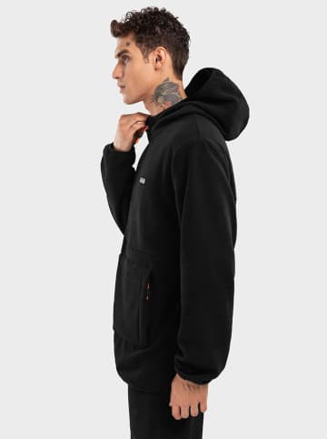 Siroko Fleecehoodie "Avoriaz" in Schwarz