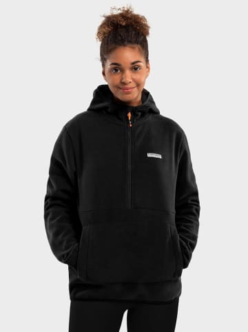 Siroko Fleece hoodie "Avoriaz" zwart