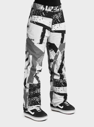 Siroko Ski-/snowboardbroek "P1-W" grijs/wit
