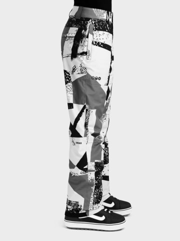 Siroko Ski-/snowboardbroek "P1-W" grijs/wit